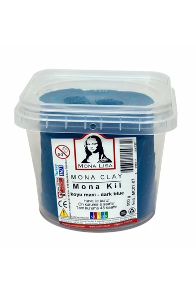 Mona Clay Modelleme Kili 500 gr Kil Çamuru Renkli 1 Adet