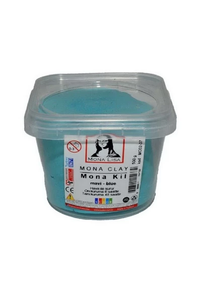 Mona Clay Modelleme Kili 500 gr Kil Çamuru Renkli 1 Adet - 12