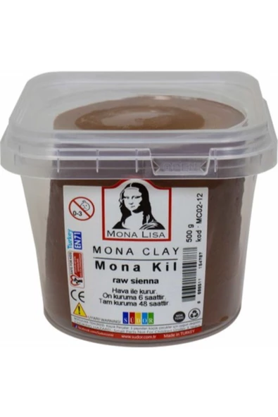 Mona Clay Modelleme Kili 500 gr Kil Çamuru Renkli 1 Adet - 11