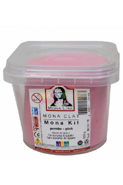 Mona Clay Modelleme Kili 500 gr Kil Çamuru Renkli 1 Adet - 8