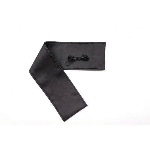 Peugeot 306 Uyumlu Direksiyon Kılıfı Dikmeli Siyah Deri Siyah Nakışlı ürün görseli 1