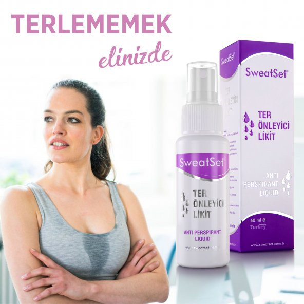 SweatSet El, Ayak, Yüz, Koltuk Altı Terleme Önleyici Sprey 60 ml 3lü Set 24 Saat Etkili Kesin Çözüm - 3
