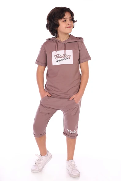 Toontoy Erkek Çocuk Toontoy Kids Wear Baskılı BermudaTakım