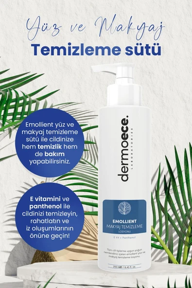 Emollient Yüz Ve Makyaj Temizleme Sütü & Losyonu Tüm Cilt Tiplerine Uygun 250 ml