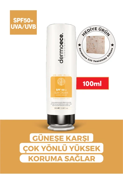 Spf 50 + Sun Cream Güneş Kremi 100 ml