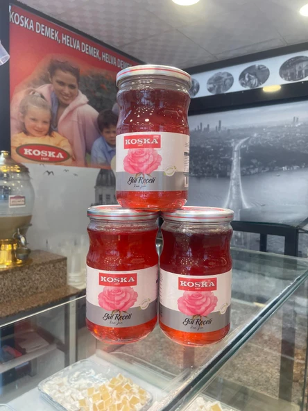 KOSKA GÜLL REÇELİ 760 GR KOLİ 12 ADET - 4