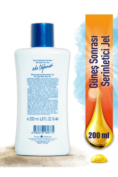 Eda Taşpınar Güneş Sonrası Serinletici Jel Aleo Vera - Panthenol - 200 ml - 2