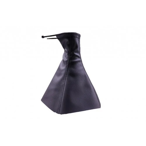 Mini One  (2004-2012 R52 R57) Uyumlu Vites Körüğü Siyah Deri Siyah Dikiş - Resim 2