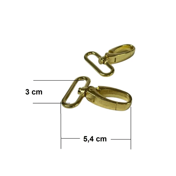 SRTfootcare Orta Boy Akrep Anahtarlık ve Çanta Kancası 3cm 2 Adet Deri El Aleti - 8