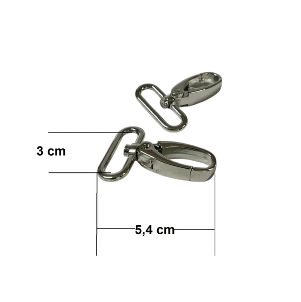 SRTfootcare Orta Boy Akrep Anahtarlık ve Çanta Kancası 3cm 2 Adet Deri El Aleti - 7