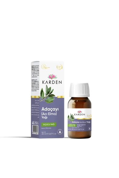 KARDEN Adaçayı ( Acı Elma ) Yağı 20 Ml - 1