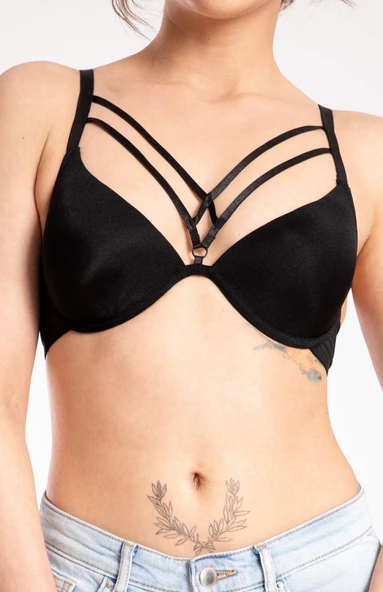 Double Push Up Çift Destekli Balenli Önü İpli Sütyen F.K. 998 - 3