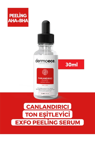 Canlandırıcı Cilt Tonu Eşitleyici Exfo. Peeling Serum 30ml - 4