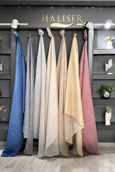 Çizgili Süngerli Kadife Kumaş Kaymaz Çekyat Koltuk Örtüsü 170x210 Vizon - 5