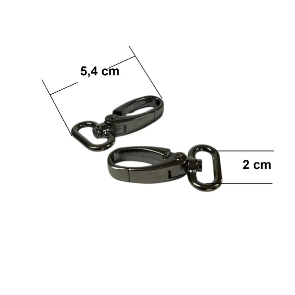 SRTfootcare Orta Boy Akrep Anahtarlık ve Çanta Kancası 2cm 2 Adet Deri El Aleti - 9