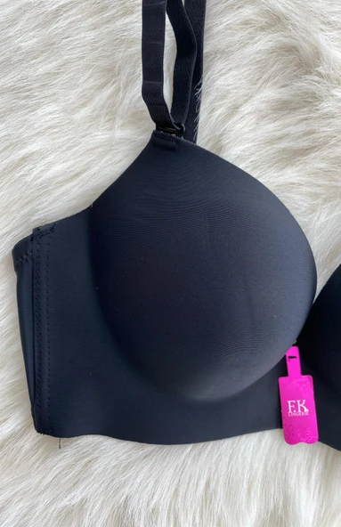 Lazer Kesim Double Push Up Çift Destekli Balensiz Sütyen F.K. 514 - 3