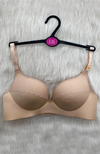 Lazer Kesim Destekli Balensiz File Detaylı Sütyen F.K. 201