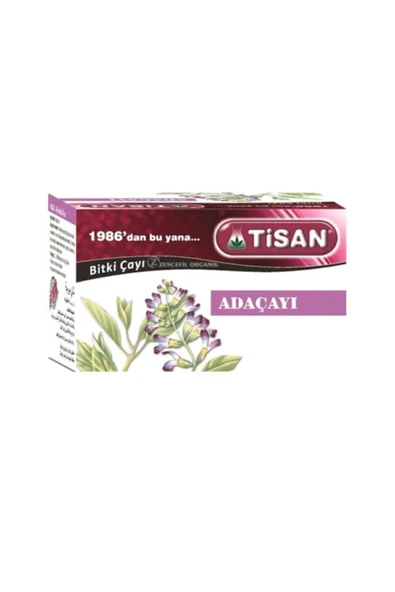 TİSAN Adaçayı Bitki Çayı Sallama Ada Çayı 20 Süzen Poşet Çay - 2
