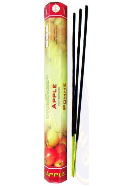 FLUTE Elma Tütsü 20 Adet apple Incense Sticks