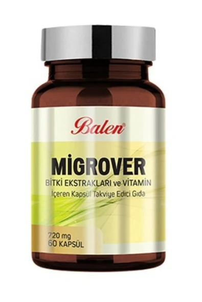 BALEN Migrover Bitki Ekstraktları Ve Vitamin Içeren Kapsül 720 Mg 60 Kapsül