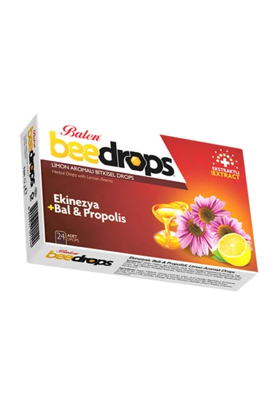 BALEN Beedrops Ekinezya+bal-propolis Limon Aromalı 24 Drops