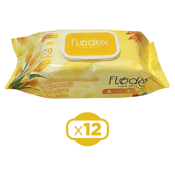Flodex Islak Mendil Yellow Garden 90 lı x 12 Adet - 2