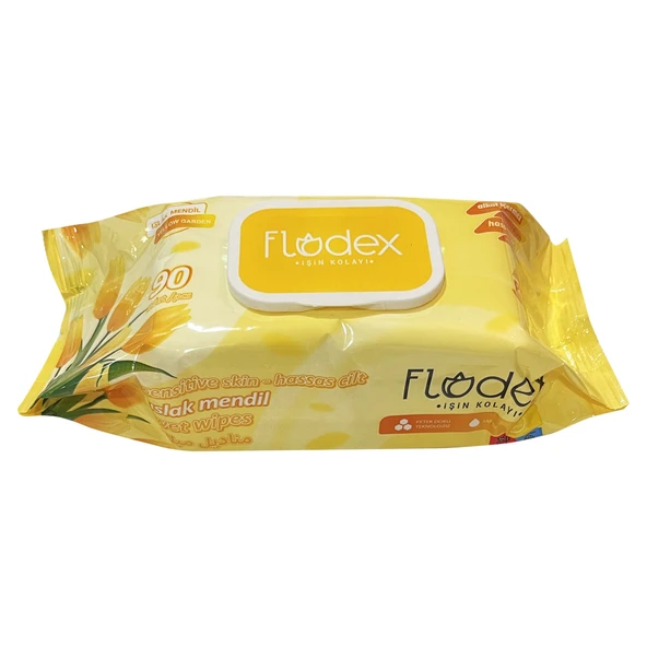 Flodex Islak Mendil Yellow Garden 90 lı x 12 Adet - 3