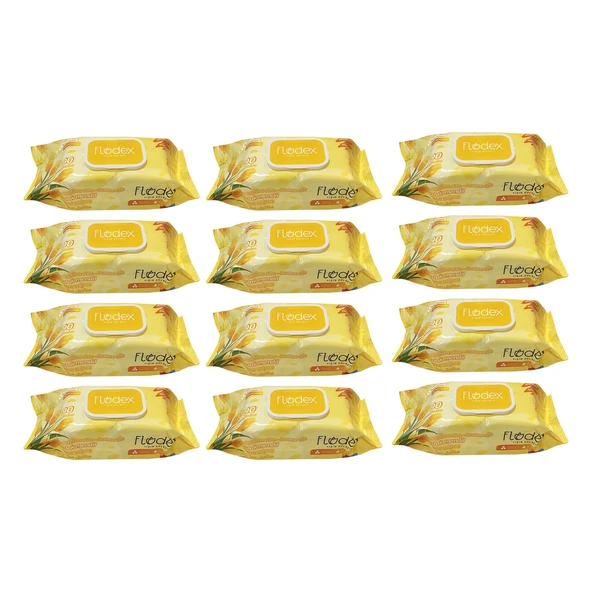 Flodex Islak Mendil Yellow Garden 90 lı x 12 Adet
