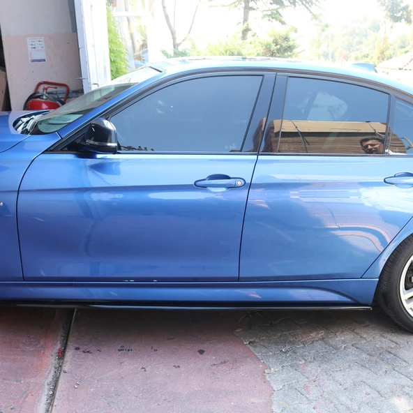 BMW F30 Marşpiyel Alt Çıta Set Performans P Black - 5