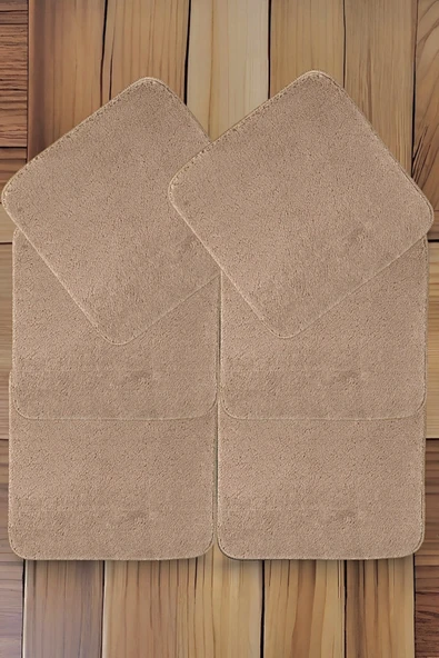 My Evilla Kaymaz Sandalye Minderi 6'lı 40x40 Vizon