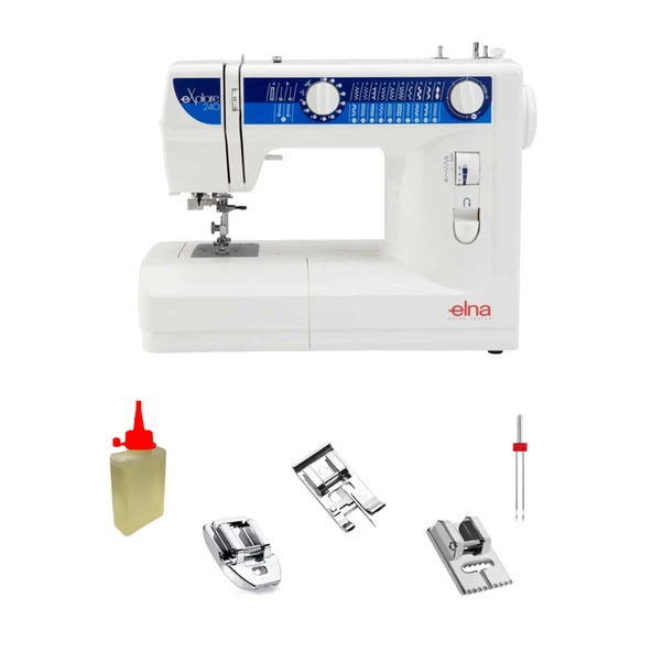 Elna 240 Dikiş Nakış Makinesi - Ayak Setli