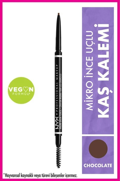 Ultra İnce Kaş Kalemi - Micro Brow Pencil Chocolate 5 g 800897836863 - 1