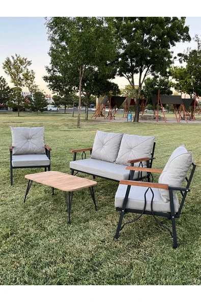 Zigonzi 2+1+1 Bahçe Mobilyası, Balkon Mobilyası, Cafe Mobilyası - 2