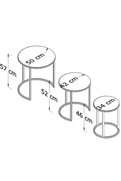 Zigonzi C SET KROM AYAK SİYAH CAM - 5