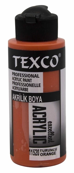 Texco Excellent Akrilik Boya 11520-Turuncu 110 cc ürün görseli 1