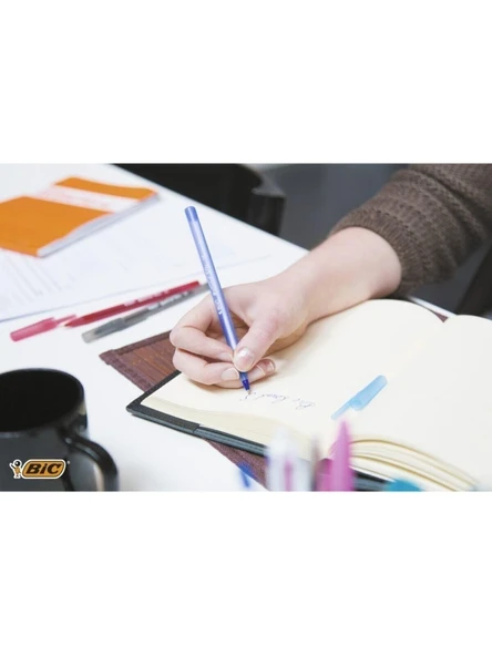 Sırımsı Bic Round Stic Tükenmez Kalem Karışık 3 Renk 30 Adet - 4