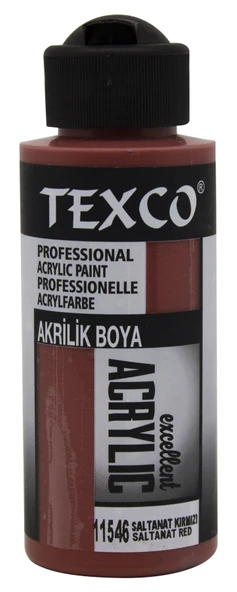 Texco Excellent Akrilik Boya 11546-Saltanat Kırmızı 110 cc ürün görseli 1