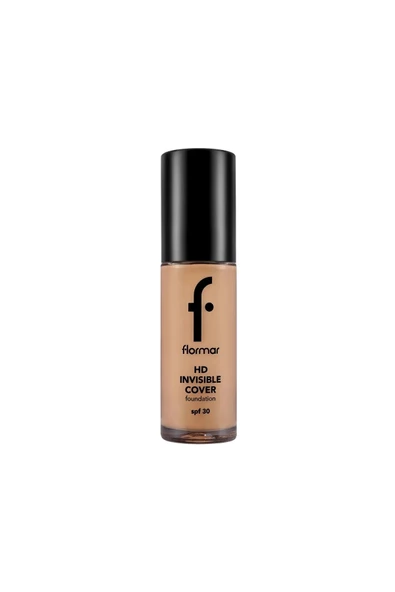 Invisible Cover HD Hafif Yapılı & Yarı Parlak Bitişli Spf30 Fondöten 30 g | 100 Mdium Beige