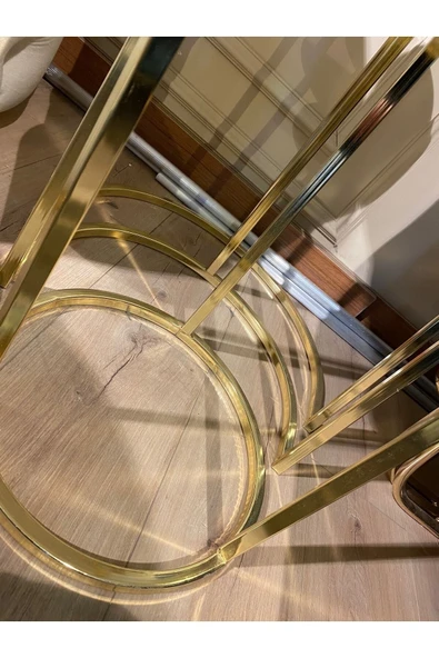 Zigonzi Camlı Zigon Sehba Metal Zigon Sehba Modern Sehba Gold Zigon Sehba - 5