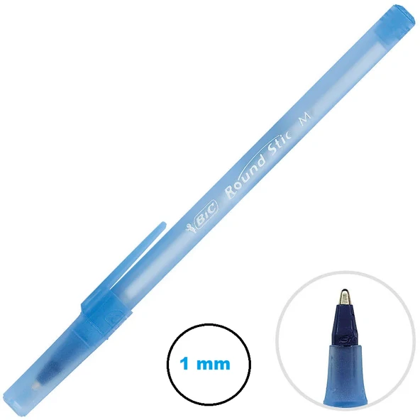 Sırımsı Bic Round Stic Tükenmez Kalem Karışık 3 Renk 30 Adet - 5
