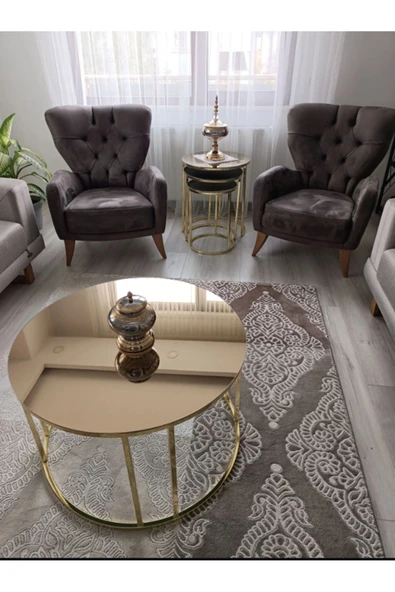 Zigonzi C SET GOLD AYAK BRONZ AYNA CAM