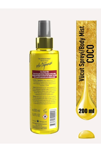 Coco Body Mist Vücut Spreyi 200ml. - 2