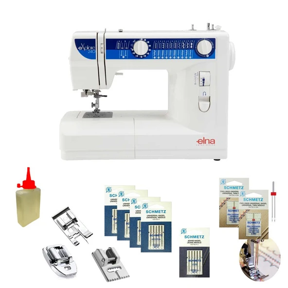 Elna 240 Dikiş Nakış Makinesi - Ayak ve İğne Setli