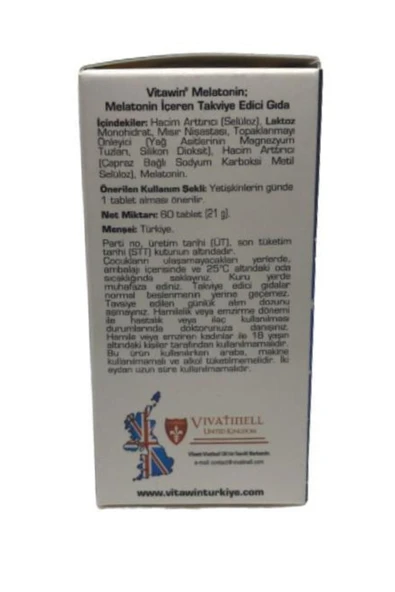 Vitawin Melatonin 3 Mg 60 Tablet - 3