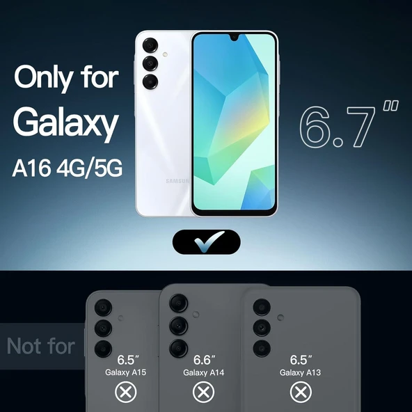 Galaxy A16 Uyumlu Kılıf Kamera Korumalı Şeffaf Esnek Renksiz Silikon Kapak - Resim 3