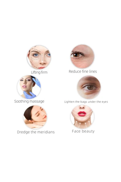 Titreşimli Güzellik Masaj Kalemi Doğal Pink Jade (Yeşim) Taş, Pembe Çubuk - 2