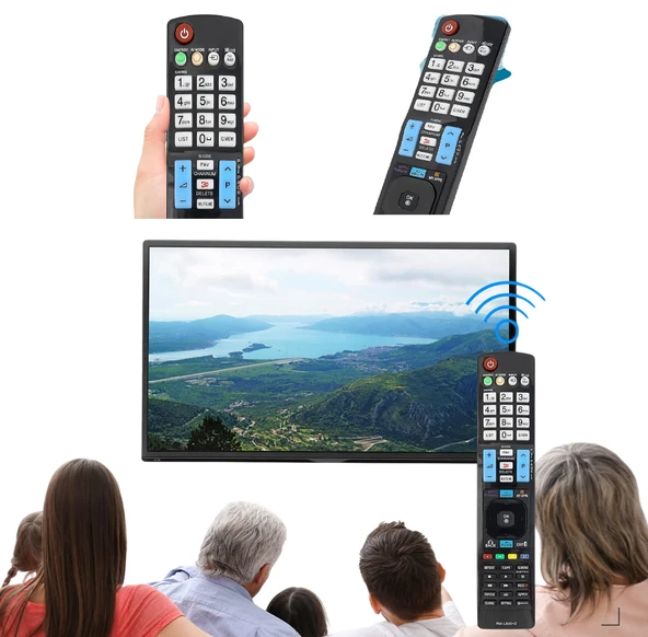 LG RM-L930+2 - Premium-Smart-MY APPS Lcd Led  Tv Kumandası - Resim 2