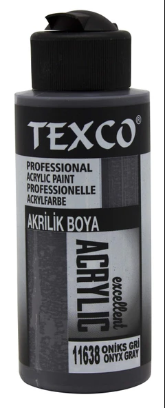 Texco Excellent Akrilik Boya 11638-Oniks Gri 110 cc ürün görseli 1