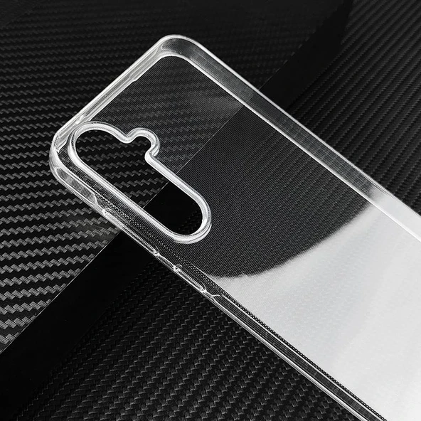 Galaxy A26 Uyumlu Kılıf Kamera Korumalı Şeffaf Esnek Renksiz Silikon Kapak - Resim 2