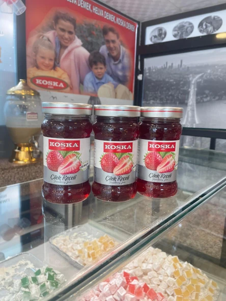 KOSKA ÇİLEK REÇELİ 380 GR 3 ADET - 3